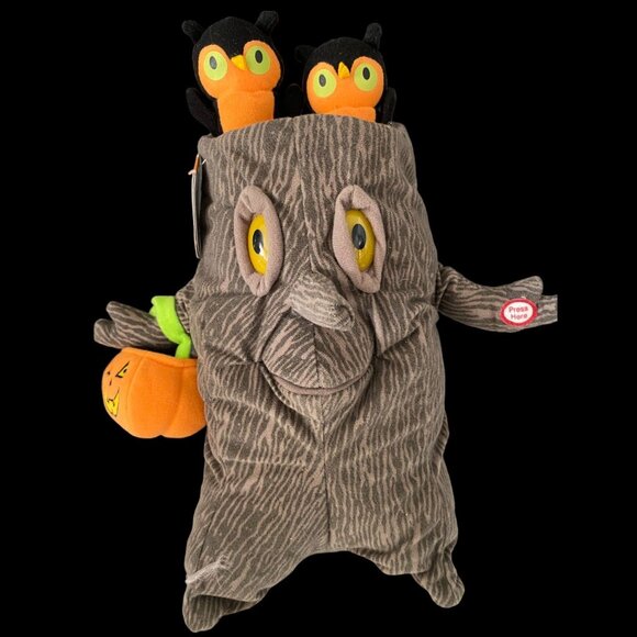 Hallmark Halloween Spooky Tree Moves Sings VIDEO Works Mouth Moves - Picture 1 of 4
